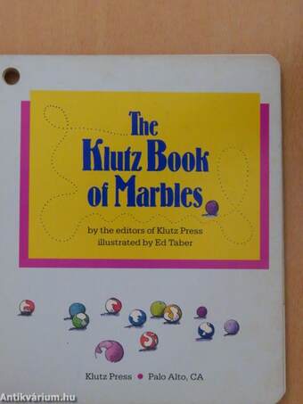 The Klutz Book of Marbles