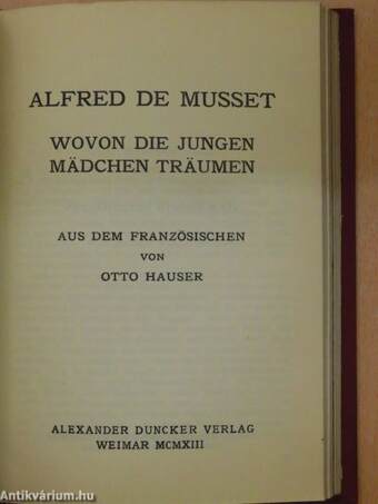 Jens Peter Jacobsen Gedichte II./Herodias/Wovon die jungen Mädchen träumen/Reime/Ramido Marinesco