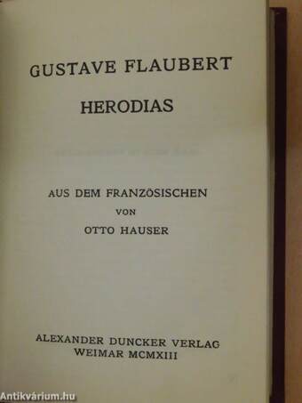 Jens Peter Jacobsen Gedichte II./Herodias/Wovon die jungen Mädchen träumen/Reime/Ramido Marinesco