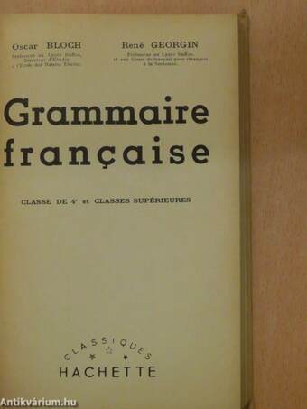 Grammaire francaise