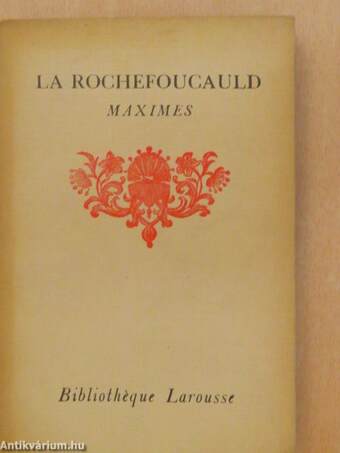 Maximes de la Rochefoucauld