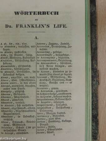 The life of Dr. Benjamin Franklin