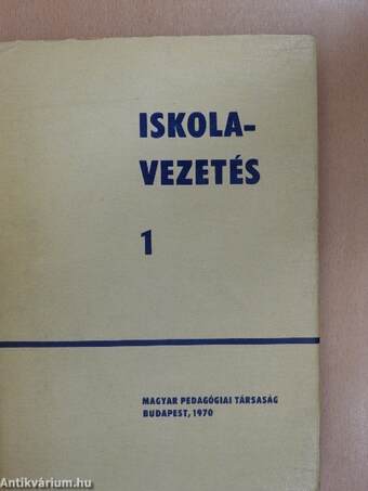 Iskolavezetés 1-3.