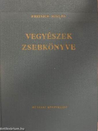 Vegyészek zsebkönyve