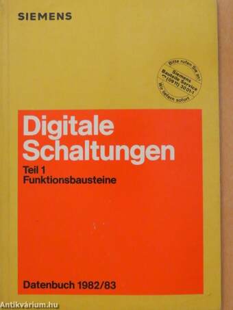 Digitale Schaltungen - Datenbuch 1982/83 Teil 1