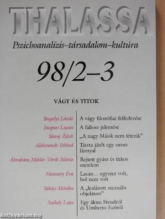 Thalassa 1998/2-3.