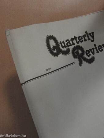 Quarterly Review 1986/4