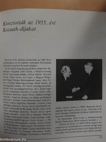 Kossuth-díjasok és állami díjasok almanachja 1948-1985