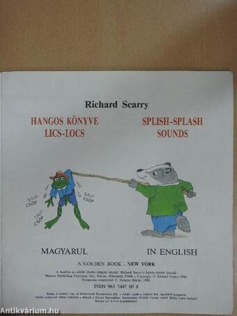 Richard Scarry hangos könyve magyarul és angolul