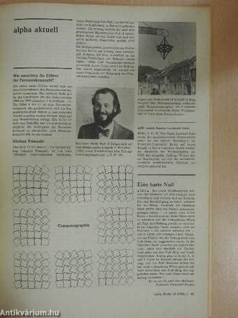 Alpha - Mathematische Schülerzeitschrift 1984/3