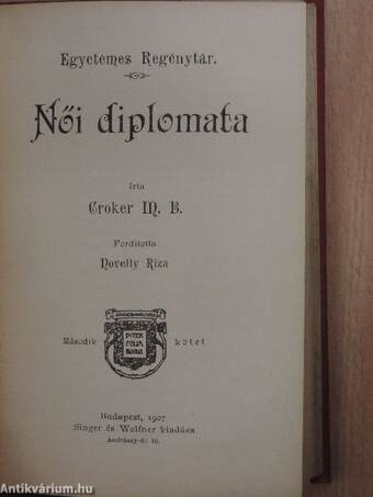 Női diplomata I-II.