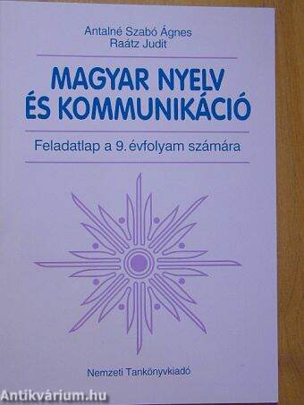 Magyar nyelv és kommunikáció - Feladatlap a 9. évfolyam számára