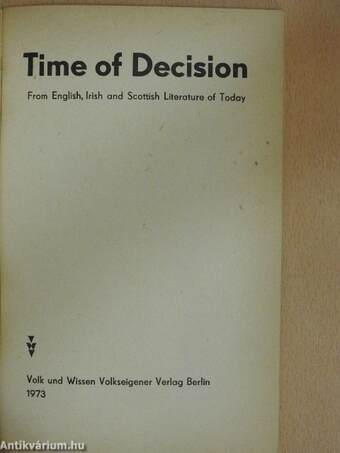 Time of Decision