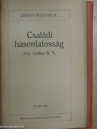 Családi hasonlatosság I-III.