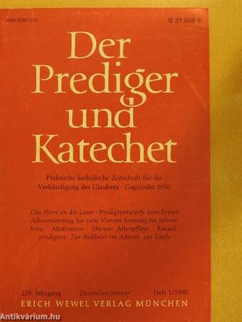 Der Prediger und Katechet 1990. (nem teljes évfolyam)