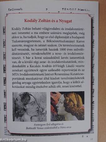 Kodály: Négy olasz madrigál