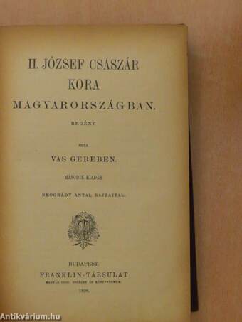 II. József császár kora Magyarországban