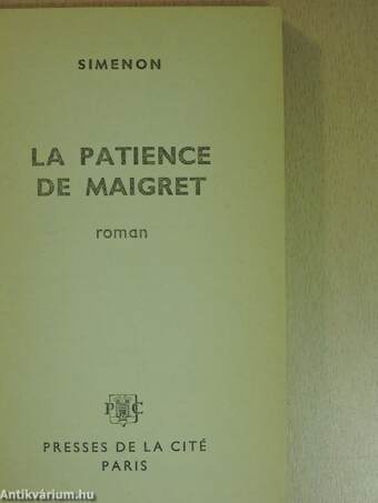 La patience de Maigret