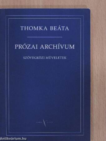 Prózai archívum