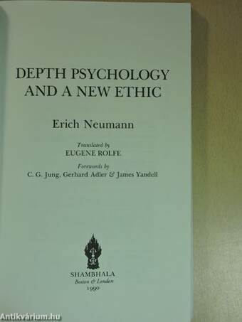 Depth psychology and a new ethic