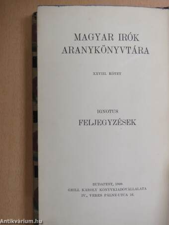 Feljegyzések