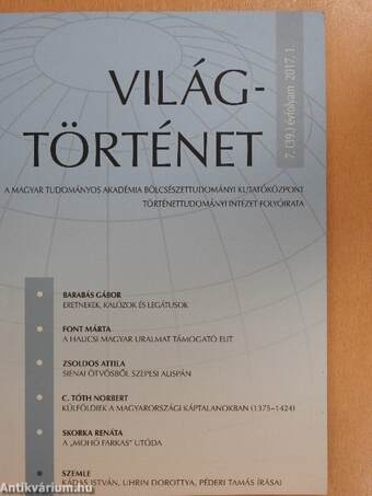 Világtörténet 2017/1-4.