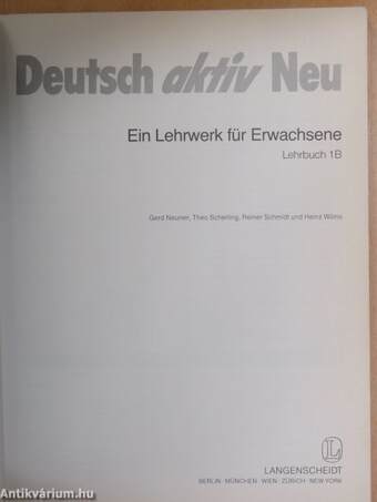 Deutsch aktiv Neu 1B - Lehrbuch