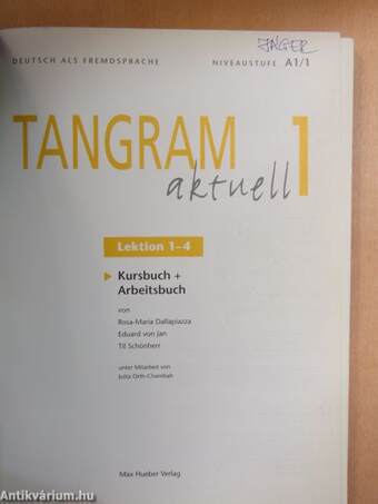 Tangram aktuell 1 - Kursbuch + Arbeitsbuch - CD-vel