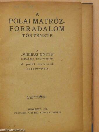 A polai matróz-forradalom története
