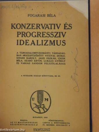 Konzervativ és progressziv idealizmus