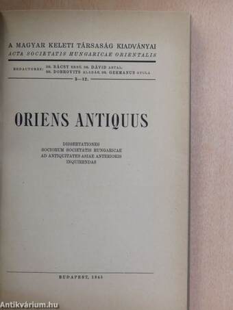 Oriens Antiquus