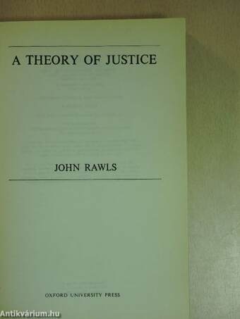 A Theory of Justice