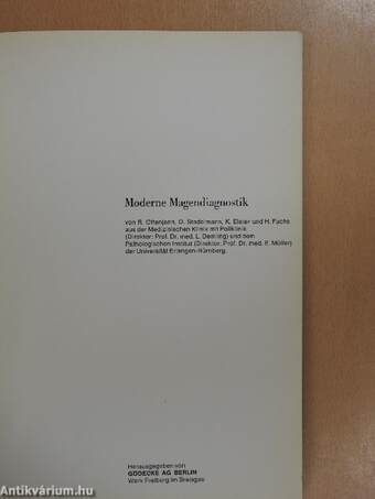 Moderne Magendiagnostik