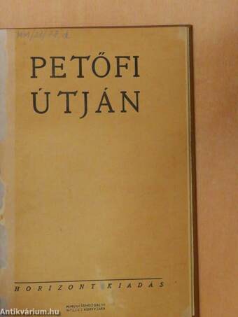 Petőfi útján