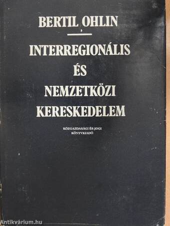 Interregionális és nemzetközi kereskedelem