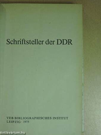 Schriftsteller der DDR