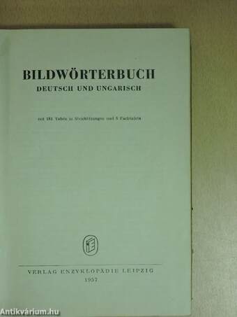 Deutsch und Ungarisch Bildwörterbuch