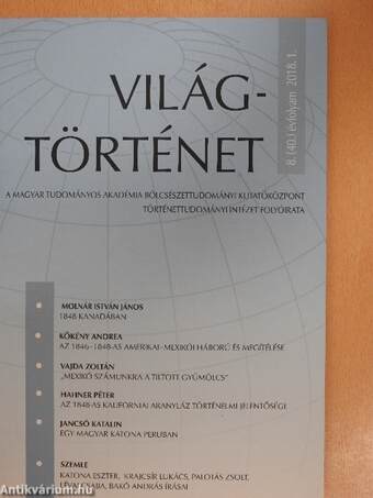 Világtörténet 2018/1-4.