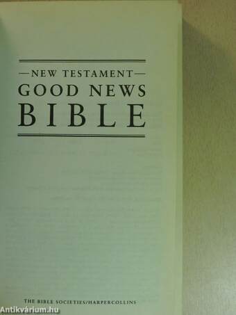 New Testament Good News Bible