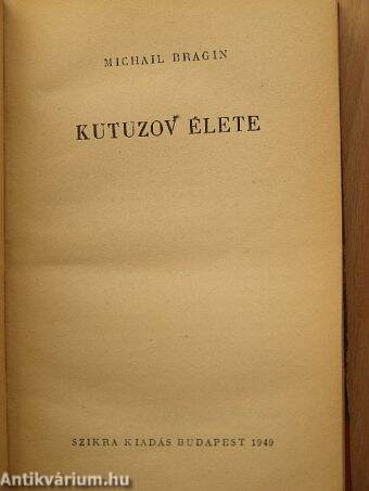 Kutuzov élete