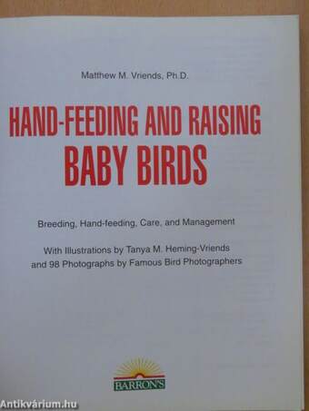 Hand-feeding and raising baby birds