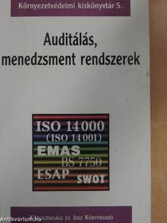 Auditálás, menedzsment rendszerek