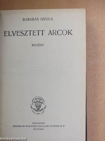 Elvesztett arcok