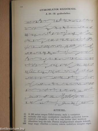 Gyorsírástudomány 1933. szeptember-1934. június/Gyorsírástudomány gyakorlati rész 1933. szeptember-1934. június/Diák Gyorsíróvilág 1933. október, december, 1934. február, április, június