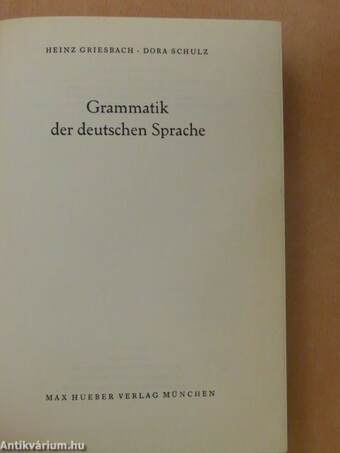 Grammatik der deutschen Sprache