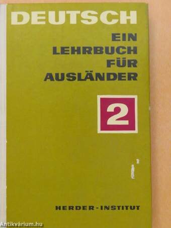 Deutsch - Ein Lehrbuch für Ausländer 2