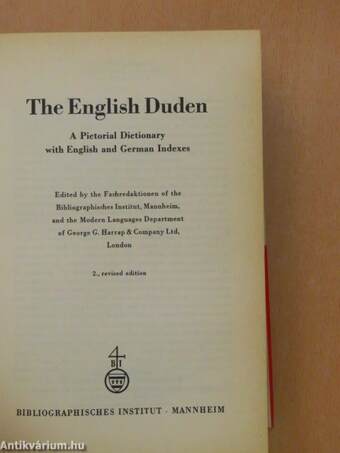 The English Duden