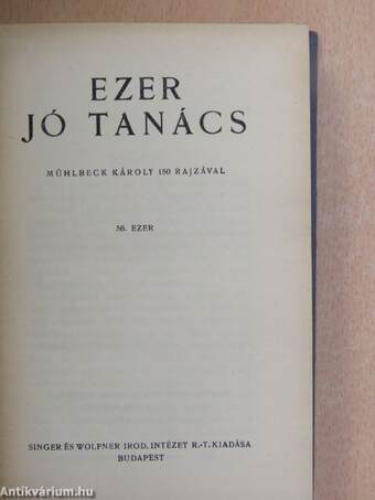 Ezer jó tanács