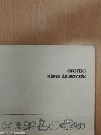 OFOTÉRT képes árjegyzék