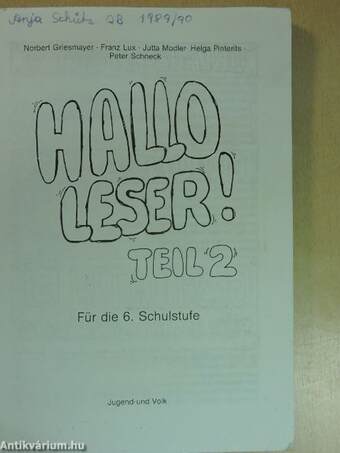 Hallo Leser! 2